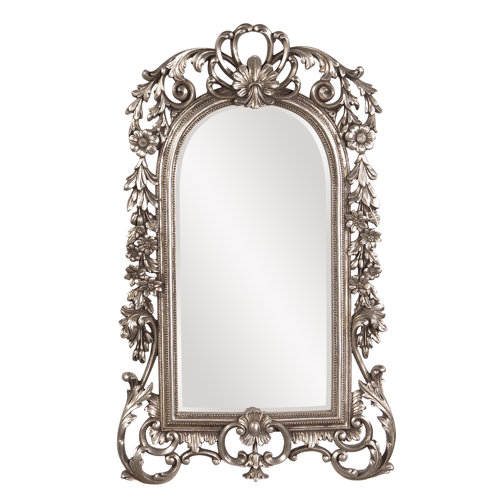 Fleur De Lis Living Himmelmann Arch/Crowned Top Wall Mirror & Reviews